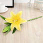 Plantes à fleurs artificielles (2 branche de lys et 1 bourgeon)
